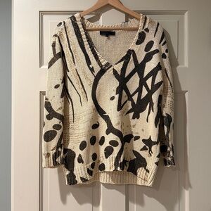 Kelly Wearstler Cream Knit Sweater